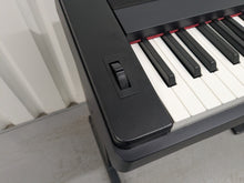 Load image into Gallery viewer, Yamaha DGX-660 black portable grand piano keyboard and stand stock #25314

