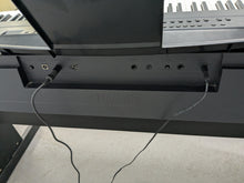 Load image into Gallery viewer, Yamaha DGX-660 black portable grand piano keyboard and stand stock #25314
