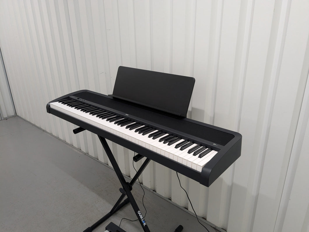 korg b2 pedal Korg B2 88 Key portable lightweight Piano + 3 pedal attachment stock # – Sulinda Music