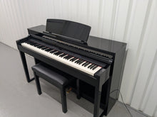 Load image into Gallery viewer, Yamaha Clavinova CLP-440PE Digital Piano polished ebony glossy black stock 25327
