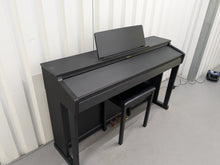 Load image into Gallery viewer, Roland HP503 digital piano and stool in satin black finish stock number 25308
