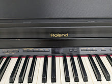 Load image into Gallery viewer, Roland HP503 digital piano and stool in satin black finish stock number 25308

