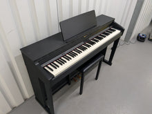 Load image into Gallery viewer, Roland HP503 digital piano and stool in satin black finish stock number 25308

