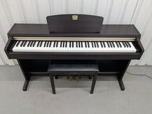 Load image into Gallery viewer, Yamaha Clavinova CLP-220 digital piano and stool in rosewood stock #25329
