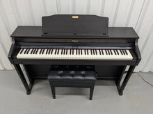 Load image into Gallery viewer, Roland HP506 Digital Piano in rosewood wooden action keys + stool Stock #25330
