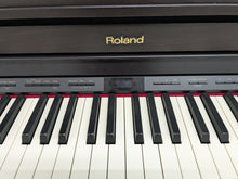 Load image into Gallery viewer, Roland HP506 Digital Piano in rosewood wooden action keys + stool Stock #25330
