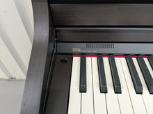 Load image into Gallery viewer, Roland HP506 Digital Piano in rosewood wooden action keys + stool Stock #25330
