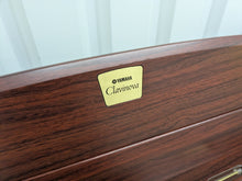 Load image into Gallery viewer, YAMAHA CLAVINOVA CLP-270 DIGITAL PIANO AND STOOL IN MAHOGANY FINISH stock #25332
