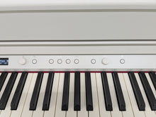 Load image into Gallery viewer, Roland HP702 Concert Class Digital Piano and stool in satin white stock #25335
