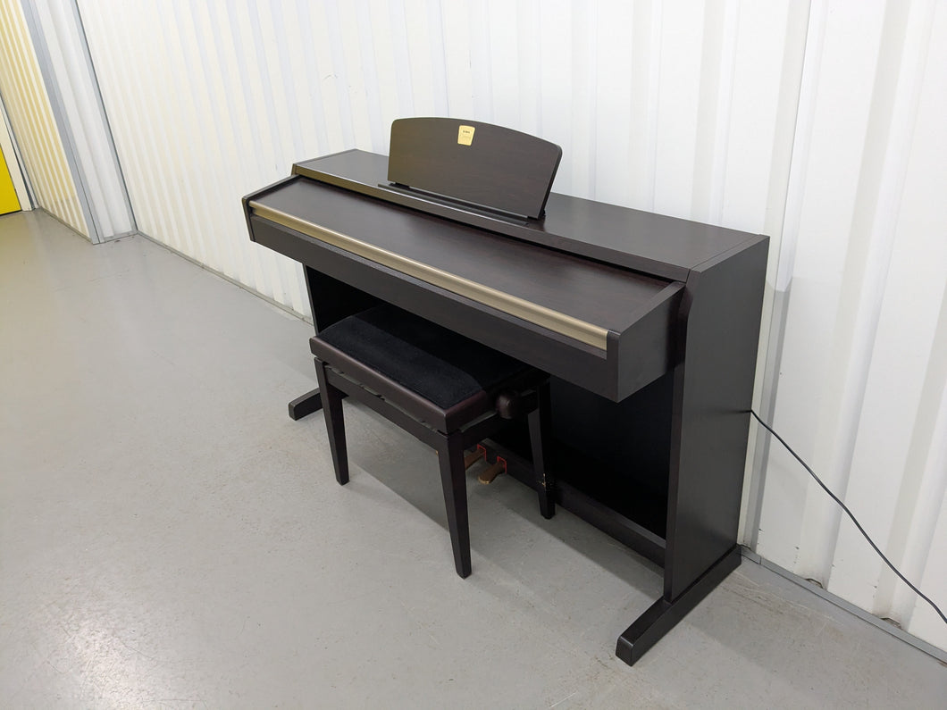 Yamaha Clavinova CLP-220 digital piano and stool in rosewood stock #25340