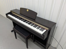 Load image into Gallery viewer, Yamaha Clavinova CLP-220 digital piano and stool in rosewood stock #25340
