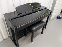 Load image into Gallery viewer, Yamaha Clavinova CLP-170PE Digital Piano glossy black polished ebony stock #25336
