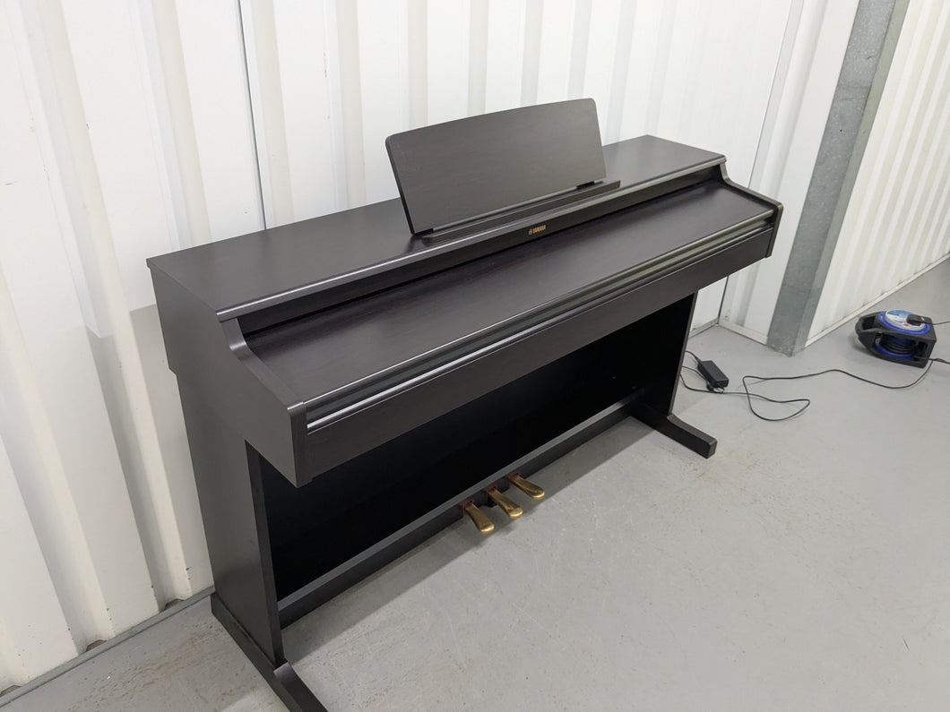 Yamaha Arius YDP-165 digital piano and stool in dark rosewood stock #25343