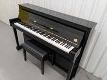 Load image into Gallery viewer, Yamaha Gran Touch GT20 upright piano polished ebony glossy black stock #25344
