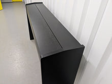 Load image into Gallery viewer, Roland F140R Digital Piano in satin black slim line space saver stock # 25351
