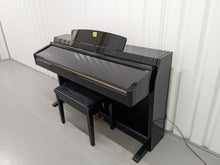 Load image into Gallery viewer, Yamaha Clavinova CLP-240PE Digital Piano polished GLOSSY BLACK stock # 25354
