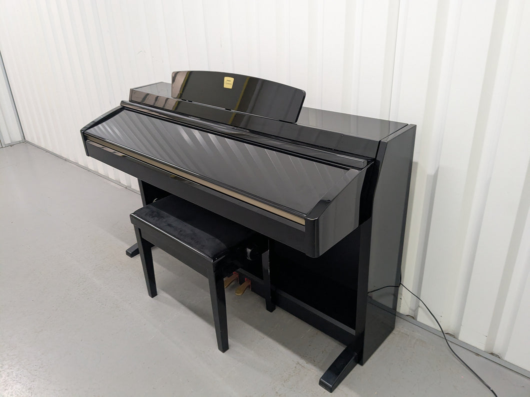 Yamaha Clavinova CLP-240PE Digital Piano polished GLOSSY BLACK stock # 25354