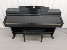 Load image into Gallery viewer, Yamaha Clavinova CLP-240PE Digital Piano polished GLOSSY BLACK stock # 25354

