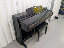 Load image into Gallery viewer, Yamaha Clavinova CLP-240PE Digital Piano polished GLOSSY BLACK stock # 25354
