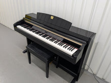 Load image into Gallery viewer, Yamaha Clavinova CLP-240PE Digital Piano polished GLOSSY BLACK stock # 25354
