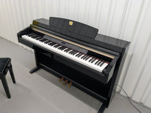 Load image into Gallery viewer, Yamaha Clavinova CLP-240PE Digital Piano polished GLOSSY BLACK stock # 25354
