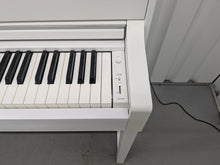 Load image into Gallery viewer, Yamaha Clavinova CLP-535 digital piano in satin white stock # 25367
