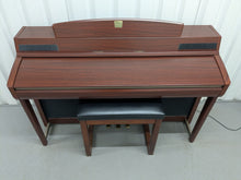 Load image into Gallery viewer, YAMAHA CLAVINOVA CLP-270 DIGITAL PIANO AND STOOL IN MAHOGANY FINISH stock #25347

