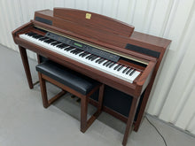 Load image into Gallery viewer, YAMAHA CLAVINOVA CLP-270 DIGITAL PIANO AND STOOL IN MAHOGANY FINISH stock #25347
