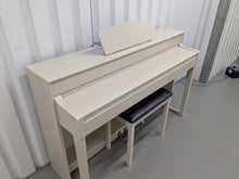 Load image into Gallery viewer, Yamaha Clavinova CLP-535 in white ash with matching stool stock nr 25431
