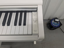 Load image into Gallery viewer, Yamaha Arius YDP-144 digital piano and stool in satin white stock nr 25376
