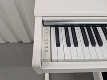 Load image into Gallery viewer, Yamaha Arius YDP-144 digital piano and stool in satin white stock nr 25376

