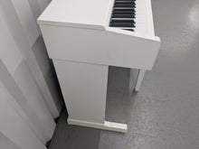 Load image into Gallery viewer, Yamaha Arius YDP-144 digital piano and stool in satin white stock nr 25376
