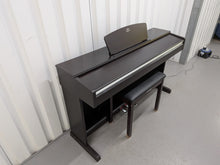 Load image into Gallery viewer, Yamaha Arius YDP-135 digital piano and stool in rosewood stock # 25377
