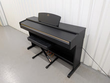 Load image into Gallery viewer, Yamaha Arius YDP-161 Digital Piano and stool in satin black clavinova keyboard stock #25378
