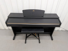 Load image into Gallery viewer, Yamaha Arius YDP-161 Digital Piano and stool in satin black clavinova keyboard stock #25378
