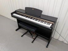 Load image into Gallery viewer, Yamaha Arius YDP-161 Digital Piano and stool in satin black clavinova keyboard stock #25378

