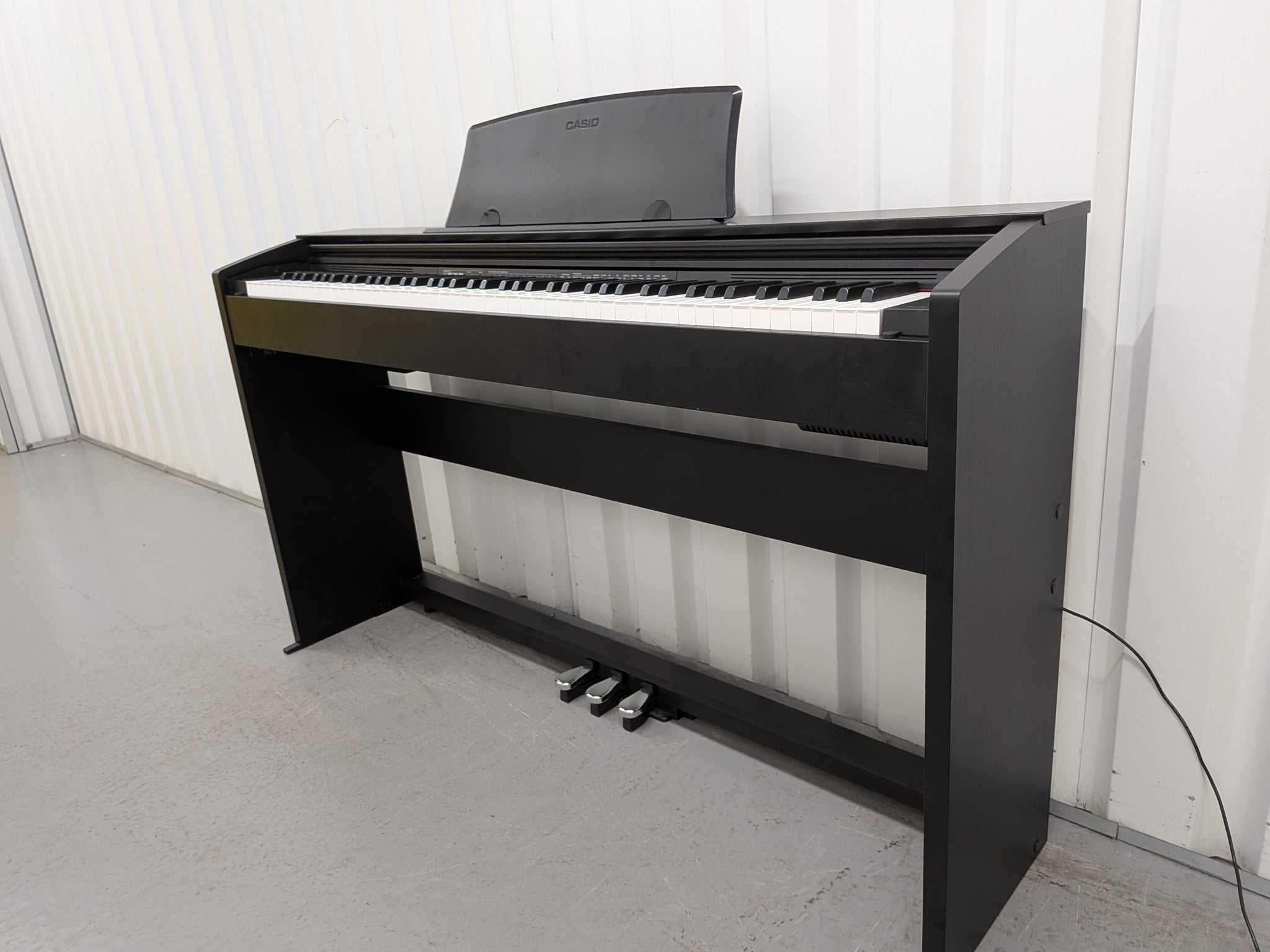 Casio Privia PX-770 Slim Digital Piano and stool satin black stock 