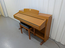 Load image into Gallery viewer, Yamaha Clavinova CLP-240 digital piano and stool in cherry wood colour stock number 25383
