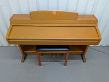 Load image into Gallery viewer, Yamaha Clavinova CLP-240 digital piano and stool in cherry wood colour stock number 25383
