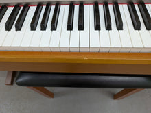 Load image into Gallery viewer, Yamaha Clavinova CLP-240 digital piano and stool in cherry wood colour stock number 25383
