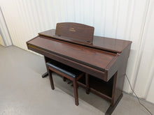 Load image into Gallery viewer, Yamaha Clavinova CVP-103 Digital Piano and stool in mahogany stock nr 25386
