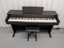 Load image into Gallery viewer, Yamaha Arius YDP-163 Digital Piano and stool in dark rosewood clavinova keyboard stock # 25391
