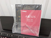 Load image into Gallery viewer, Yamaha Arius YDP-163 Digital Piano and stool in dark rosewood clavinova keyboard stock # 25391
