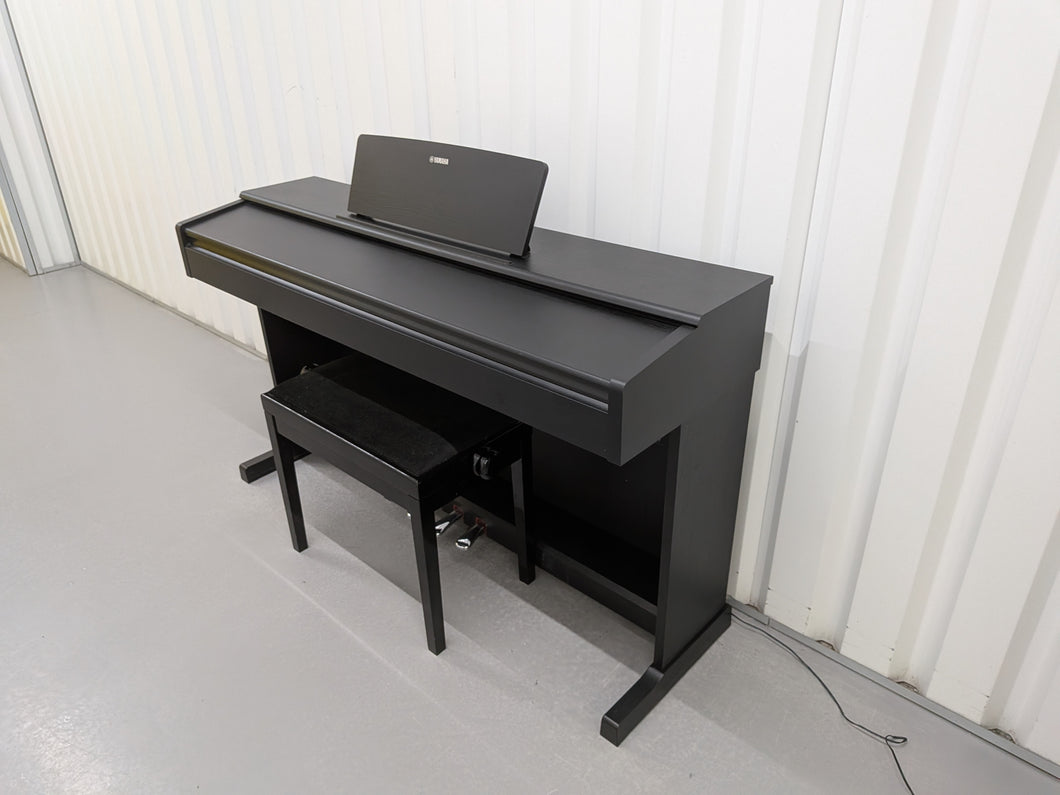 Yamaha Arius YDP-144 digital piano and stool in satin black stock nr 25401