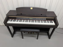 Load image into Gallery viewer, Yamaha Clavinova CLP-150 digital piano and stool in dark rosewood stock #25409
