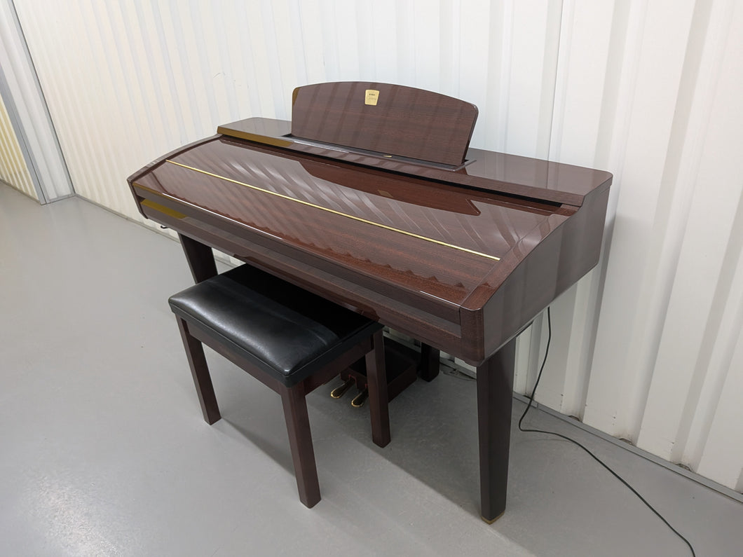 Yamaha Clavinova CVP-405PM digital piano arranger polished mahogany stock 25390