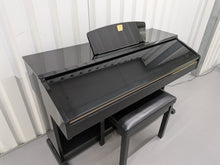 Load image into Gallery viewer, Yamaha Clavinova CVP-401 Digital Piano / arranger in glossy black stock nr 25412
