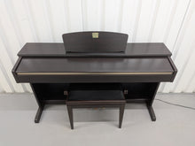 Load image into Gallery viewer, Yamaha Clavinova CLP-320 Digital Piano and stool in dark rosewood stock #25417

