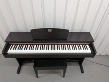 Load image into Gallery viewer, Yamaha Clavinova CLP-320 Digital Piano and stool in dark rosewood stock #25417
