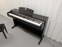 Load image into Gallery viewer, Yamaha Clavinova CLP-320 Digital Piano and stool in dark rosewood stock #25417
